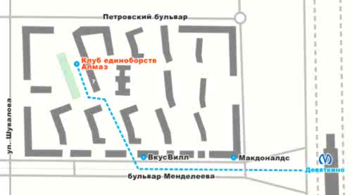 Адрес клуба единоборств Алмаз в Мурино - Петровский бульвар 7 Адрес клуба единоборств Алмаз в Мурино - Петровский бульвар 7